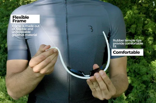 Miniatura 7 de BSG-57 Avenger - Gafas deportivas con lentes intercambiables para ciclismo y protección solar Matt blanco