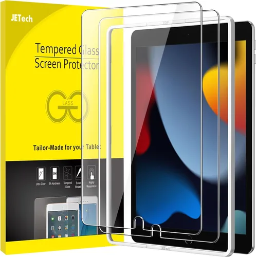 Miniatura 12 de JETech Protector de pantalla para iPad (9.7 pulgadas, modelo 2018/2017, 6ª/5ª generación), Air 2/1, Pro 9.7 pulgadas, película de vidrio templado