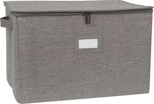 Miniatura 20 de Covermates Keepsakes - Juego de cajas de almacenamiento con cierre de cremallera, paquete de 3 cubos organizadores de poliéster resistente, diseño