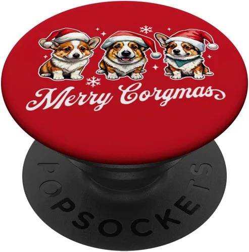 Miniatura 6 de Merry Corgmas - Cute Christmas Corgi - Corgi Lover Xmas PopSockets MagSafe PopGrip for iPhone