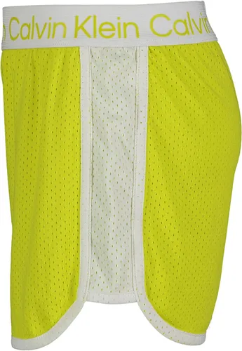 Miniatura 2 de Calvin Klein Pantalones cortos de correr para niña, malla de secado rápido, cintura elástica y estilo sin cierre