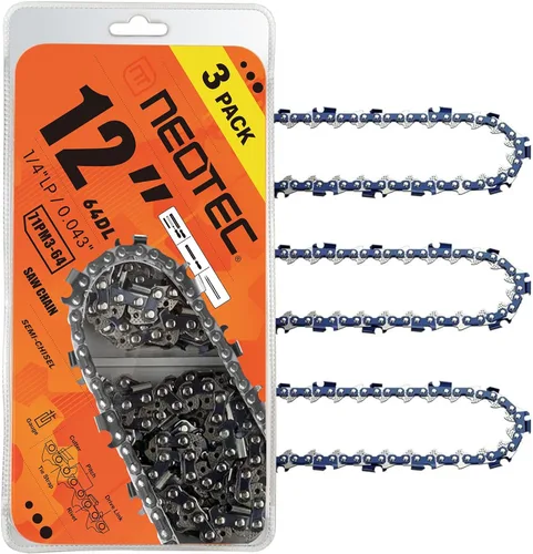 Miniatura 23 de NEOTEC DeWalt - Cadena de sierra de poste de 8 pulgadas, 3/8 pulgadas, paso LP de .043 pulgadas, calibre 34 eslabones de transmisión para DeWalt 20V