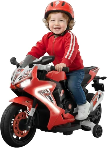 Miniatura 7 de Kid Trax Motocicleta eléctrica con luz de 6 V para niños pequeños, bicicleta para niños pequeños, juguetes para interiores y exteriores, duradera