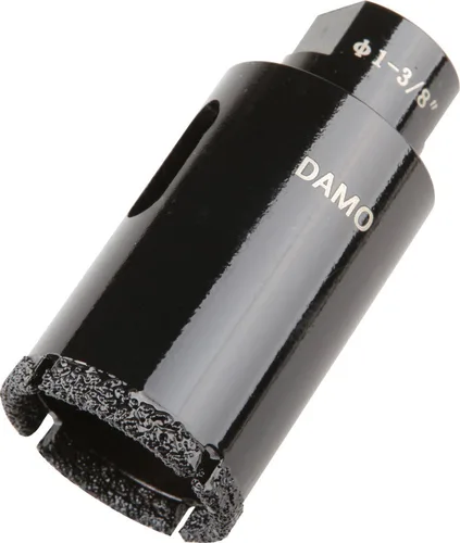 Miniatura 7 de DAMO Broca de núcleo de diamante de 1/4 de pulgada para porcelana, cerámica, azulejos, cuarcita, granito, mármol, piedra y ladrillo, sierra