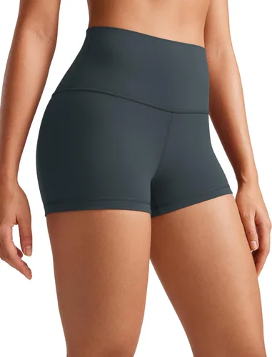 Miniatura 27 de CRZ YOGA Butterluxe - Pantalones cortos de ciclismo de cintura alta para mujer, 2.5 pulgadas, yoga, entrenamiento, elastano, correr, voleibol