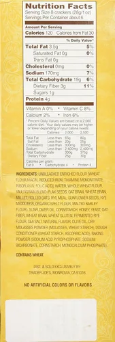 Miniatura 2 de Trader Joe's - Galletas de pita multigrano
