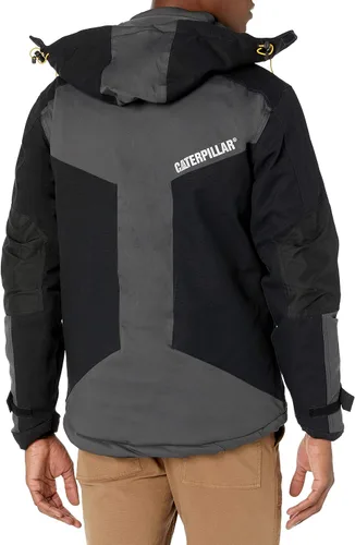 Miniatura 2 de Caterpillar Men's Triton Insulated Jackets with Waterproof Shell, 2-Way Front Zipper, and Removable Adjustable Hood