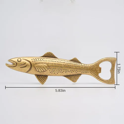 Miniatura 7 de Regalos únicos de cerveza de pescado para hombres, abrebotellas vintage, regalo de pesca para el Día del Padre, cumpleaños y Navidad, regalo de San