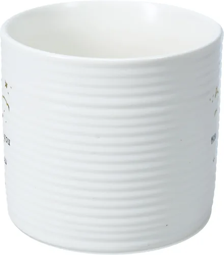 Miniatura 3 de Taza de café con texto en inglés "Mom I Love You To The Moon And Back", de 10 onzas, color blanco y dorado
