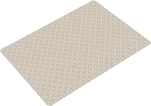 Miniatura 7 de Alfombra de baño de 20 x 16 pulgadas de microfibra sin deslizamiento Color Latte Design 1 S