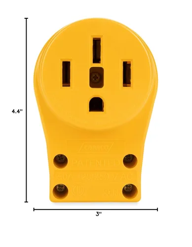 Miniatura 2 de Camco Mfg 55353 Reeemplazo de receptáculos 50 Amp