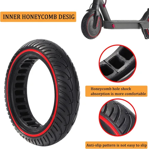 Miniatura 5 de 8.5 Pulgadas Neumático Sólido, Neumático para Patinete Eléctrico Reemplazo de Neumáticos para Xiaomi M365 /Pro /1S /Pro2 /Essential/Gotrax Gxl V2