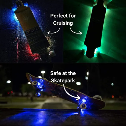 Miniatura 4 de Board Blazers Luces LED para Skateboard con Efecto Underglow - Regalo Ideal para Skateboard - Luz LED Perfecta para Longboard o Luz para Scooter