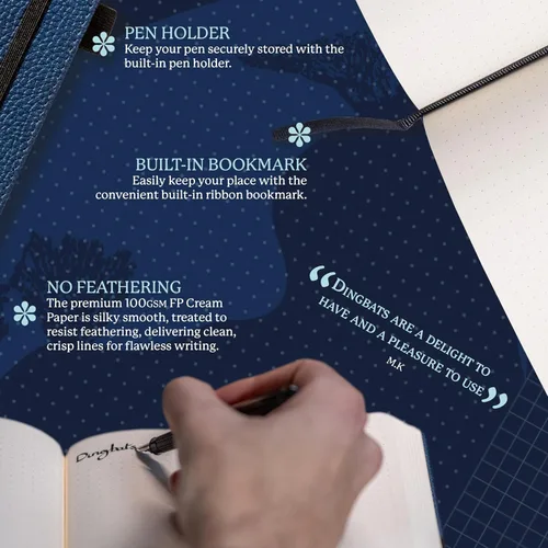 Miniatura 3 de Dingbats - Cuadernos Azul ballena