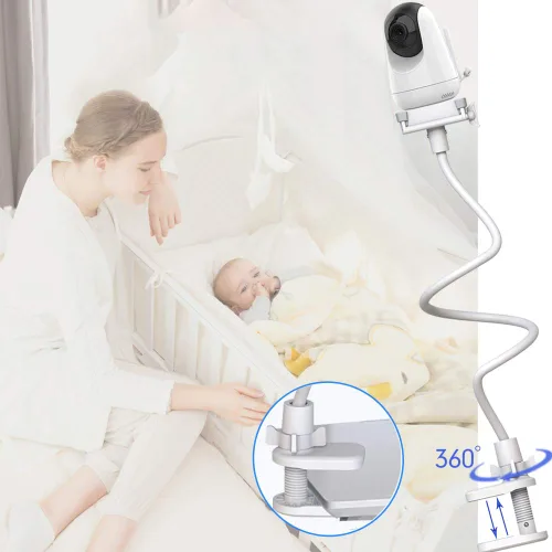 Miniatura 6 de Soporte para monitor de bebé compatible con Momcozy, Nanit Pro y Flex Stand, Hellobaby, Blemil, Comfyer BM01, óptica infantil, ANMEATE SM935E, Vava