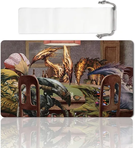 Miniatura 35 de Juego de Mesa MTG Alfombrilla de Juego Tamaño 60X35 cm CCG Compatible para MTG CCG RPG Juego de Cartas Coleccionables (JACE-The-Mind-Sculptor)