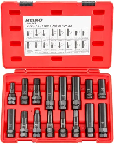 Miniatura 8 de NEIKO 02281B Juego de llaves de vaso de impacto de 1/2 pulgada 4 piezas SAE y MM Barra de extensión de 3 pulgadas Acero Cr-Mo Servicio