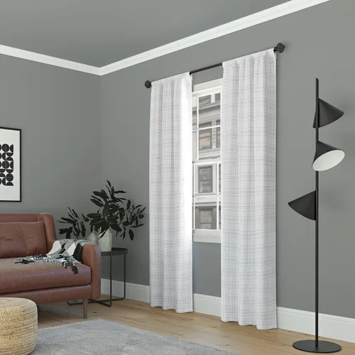 Miniatura 9 de Sun Zero Crestwood - Panel de cortina térmica opaca con pestaña trasera, 40 x 63 pulgadas, color blanco