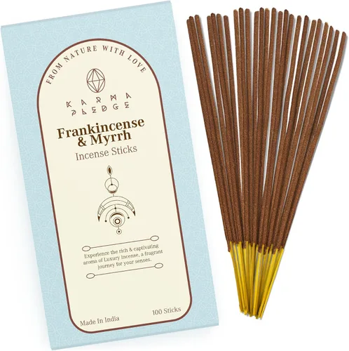 Miniatura 17 de Bakhoor - Varitas de incienso orgánicas sumergidas a mano, 100 varillas con hierbas naturales e ingredientes aromáticos, tiempo de combustión de 45