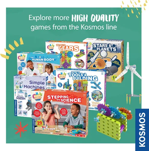 Miniatura 6 de Thames & Kosmos Kids First: Kit de experimento STEM de introducción a engranajes para mayores de 3 años Construye 4 modelos, aprende sobre