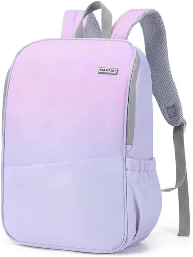 Miniatura 24 de MAXTOP Mochila para computadora portátil de viaje, mochilas de negocios con puerto de carga USB, resistente al agua, mochila para escuela y Negro