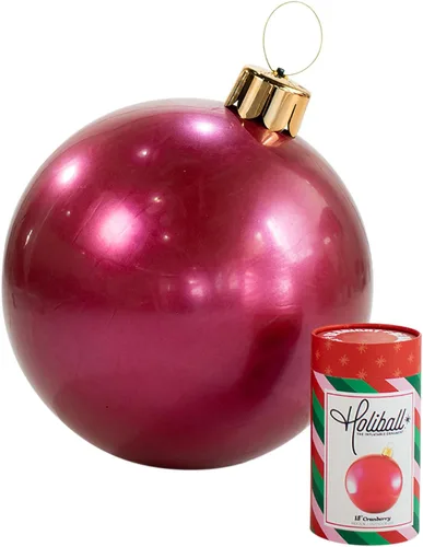 Miniatura 41 de Ornamento Navideño Inflable Holiball – Decoración Definitiva para Interior/Exterior – Reutilizable y Fácil de Almacenar – para Bodas, Fiestas, Plata