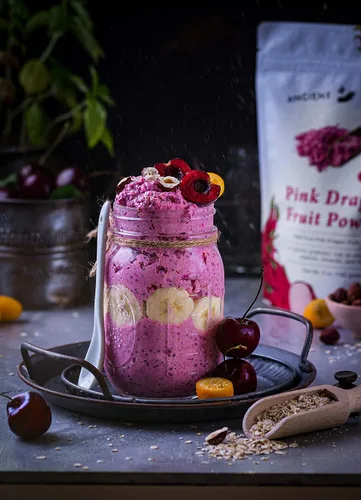 Miniatura 9 de Ancient Choice - Polvo de fruta del dragón rojo (4 onzas) USDA Orgánico liofilizado Pitaya sin OMG Colorante alimentario natural Superalimento