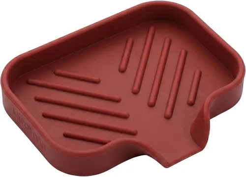 Miniatura 52 de MicoYang Jaboneras de baño de silicona con boquilla de drenaje, organizador de fregadero de cocina, soporte de esponja, bandeja de jabón para Azul