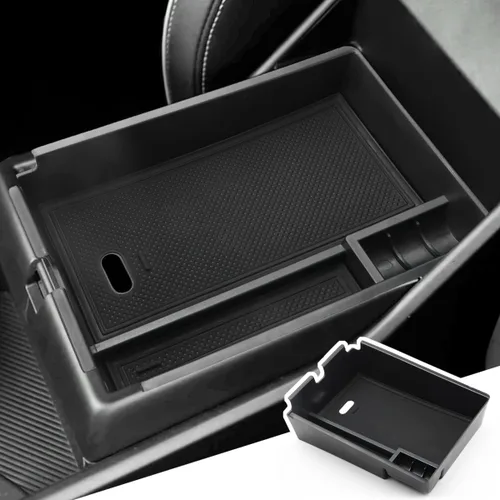 MARCHFA Bandeja organizadora de consola central Compatible para 2023 2024 2025 2026 Kia Sportage Hybrid X PRO SX Prestige Accesorios Caja de