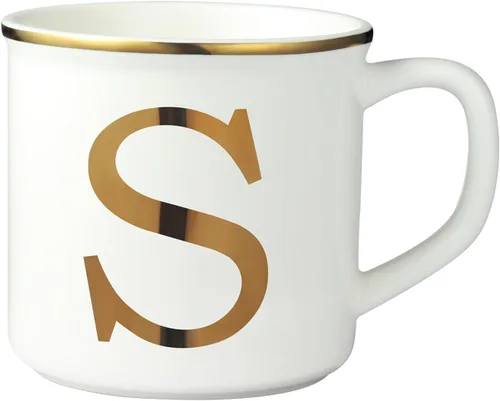 Miniatura 11 de Taza de Café de Cerámica Miicol 16 oz, Taza de Café Monograma, Taza de Té con Inicial Dorada, Taza de Té Personalizada, Regalo Único, Taza Grande