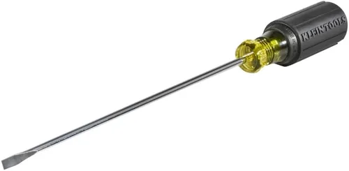 Miniatura 3 de Klein Tools 601-8 - Destornillador de punta de gabinete de 3/16 pulgadas, 8 pulgadas, fabricado en EE. UU