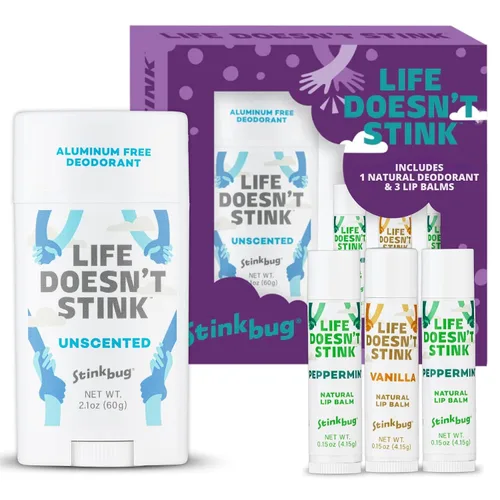 Miniatura 33 de Stinkbug Naturals - Desodorante orgánico sin aluminio con salvia ámbar, aceite de coco y carbón activado, sin parabenos, desodorante para piel