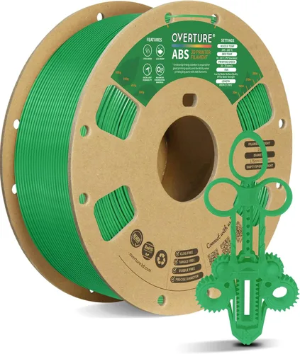Miniatura 13 de OVERTURE Filamento ABS 1.75mm, filamento para impresora 3D de alta resistencia y resistente al calor, baja deformación, excelente durabilidad, ABS