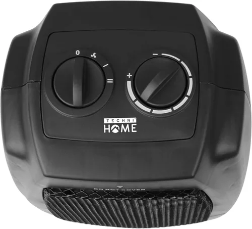 Miniatura 7 de Dual Comfort - Calentador de espacio portátil 2 en 1 y ventilador con elemento calefactor de cerámica, termostato ajustable, protección contra