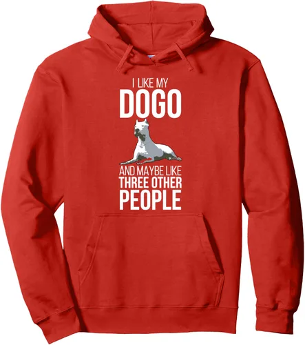 Miniatura 15 de Dogo Argentino Dog Pet Love Rescue Retro Hombres Mujeres Bark Pullover Hoodie
