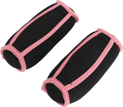 Miniatura 9 de Juego de pesas de mano suaves de 1 libra, par con correa de mano para entrenamiento de fuerza, caminar, trotar, fitness, material de neopreno