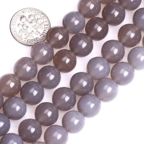 Miniatura 17 de Cuentas redondas naturales semipreciosas de piedra suelta para hacer joyas, brazaletes, collares Cuarzo rosa