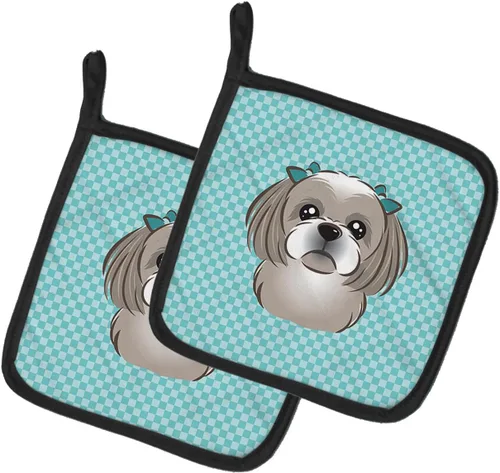 Miniatura 121 de Caroline's Treasures BB1303PTHD - Juego de soportes para ollas de cocina, resistentes al calor, almohadillas calientes para horno, para hornear
