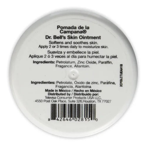 Miniatura 5 de Pomada De La Campana Crema Medicada 1.2 Oz (Paquete de 2) Dr Bell's