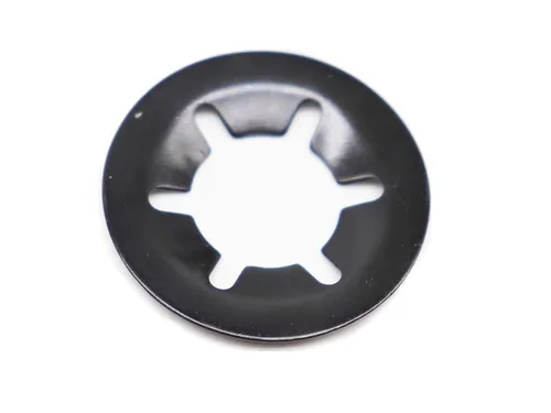 Miniatura 4 de Kit de surtido de 260 piezas [9 tamaños] de arandelas de seguridad con dientes internos Starlock negras, M2/M2.5/M3/M4/M5/M6/M8/M10/M12
