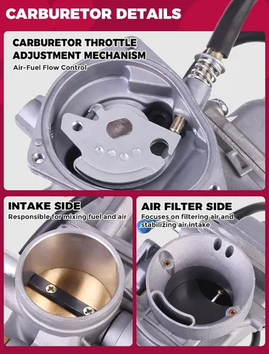 Miniatura 5 de Carburador para Polaris Sportsman 500 HO 2001-2006 2008-2013 (solo HO)/Polaris Scrambler 500 4X4 1998-2012/Polaris Worker 500/Polaris ATP 500