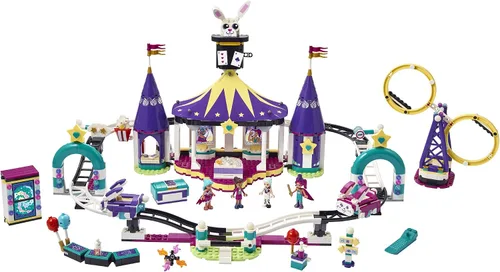 Miniatura 2 de LEGO Friends Magical Funfair - Juego de montaña rusa 41685; juego de simulación para niños que aman los juguetes de parques temáticos; nuevo 2021