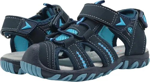 Miniatura 7 de Apakowa - Sandalias deportivas de playa infantiles con suela suave y punta cerrada para niños y niñas pequeños