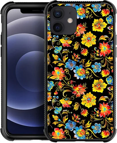 Miniatura 17 de ZHEGAILIAN Funda compatible con iPhone 11, fundas de cristal de color caballo de baile, parte trasera de vidrio templado+funda protectora
