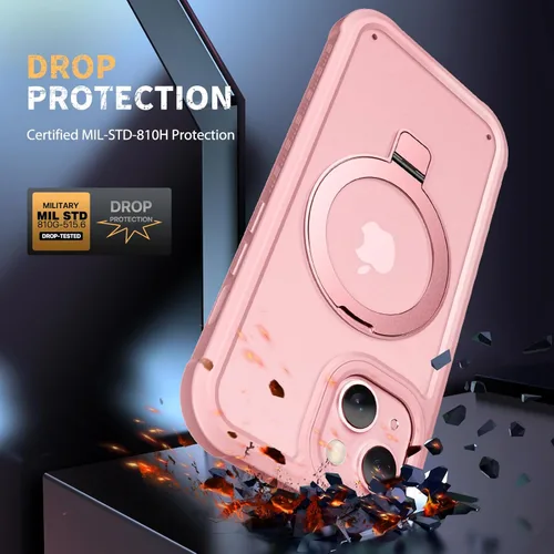 Miniatura 564 de Diaclara Funda diseñada para iPhone 16, mejorada [protección completa de la cámara], carcasa resistente de cuerpo completo con protector de pantalla