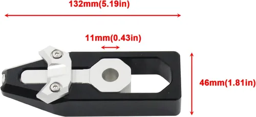 Miniatura 8 de Herramienta de ajuste de cadena de motocicleta CNC Billte Tensor de basculante Ajustadores de cadena de eje para Honda Grom 2014-2021
