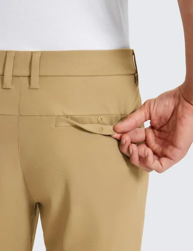 Miniatura 4 de CRZ YOGA - Pantalones de golf cómodos para hombre, para usar todo el día, 303234 pulgadas, secado rápido, ligeros, con bolsillos, casuales