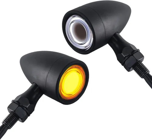 Miniatura 19 de FATECIM 2X Luces Traseras LED para Motocicleta, Señales de Giro, Luces de Marcha, Luz de Freno, Señal de Giro Trasera, Indicador de Señal de Giro