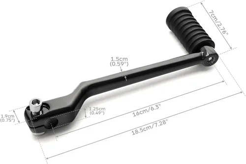 Miniatura 2 de TCMT Pedal de palanca de cambios de talón delantero izquierdo para Harley Touring Road King Road Street Electra Glide 1988-2025 FL Softail 1986-2017