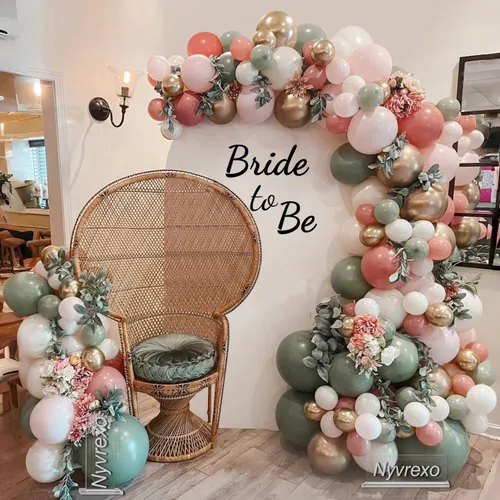 Miniatura 11 de Decoraciones de fiesta de cumpleaños pirata, 142 piezas de guirnalda de globos dorados metálicos rojos, negros, kit de arco de arco de globos